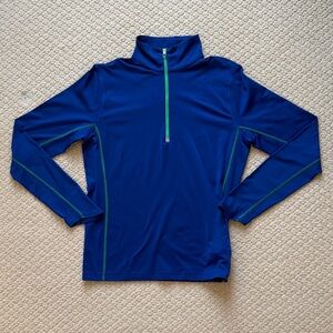 Ralph Lauren- Tennis/Golf Blue Quarter-Zip Pullover